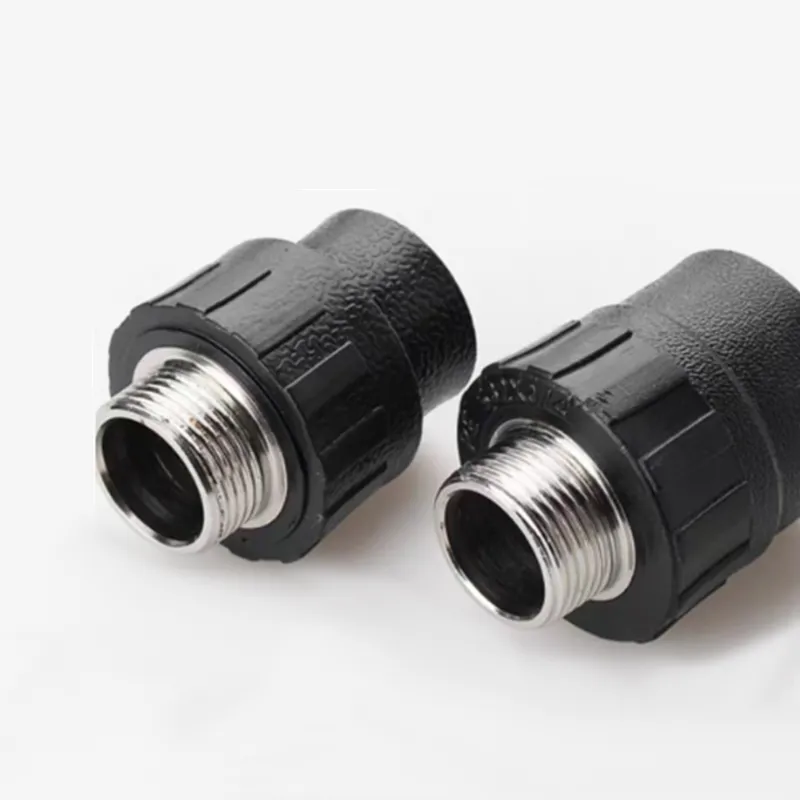 ПЭ прямая муфта с наружной резьбой.3